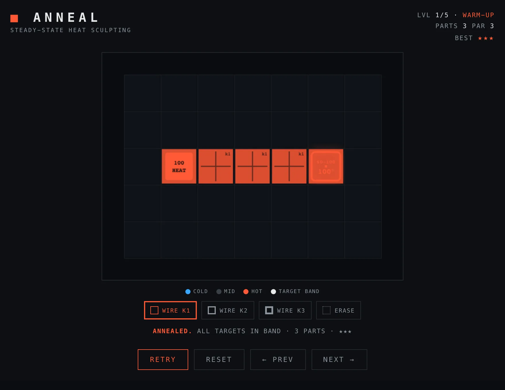 Anneal — gameplay screenshot