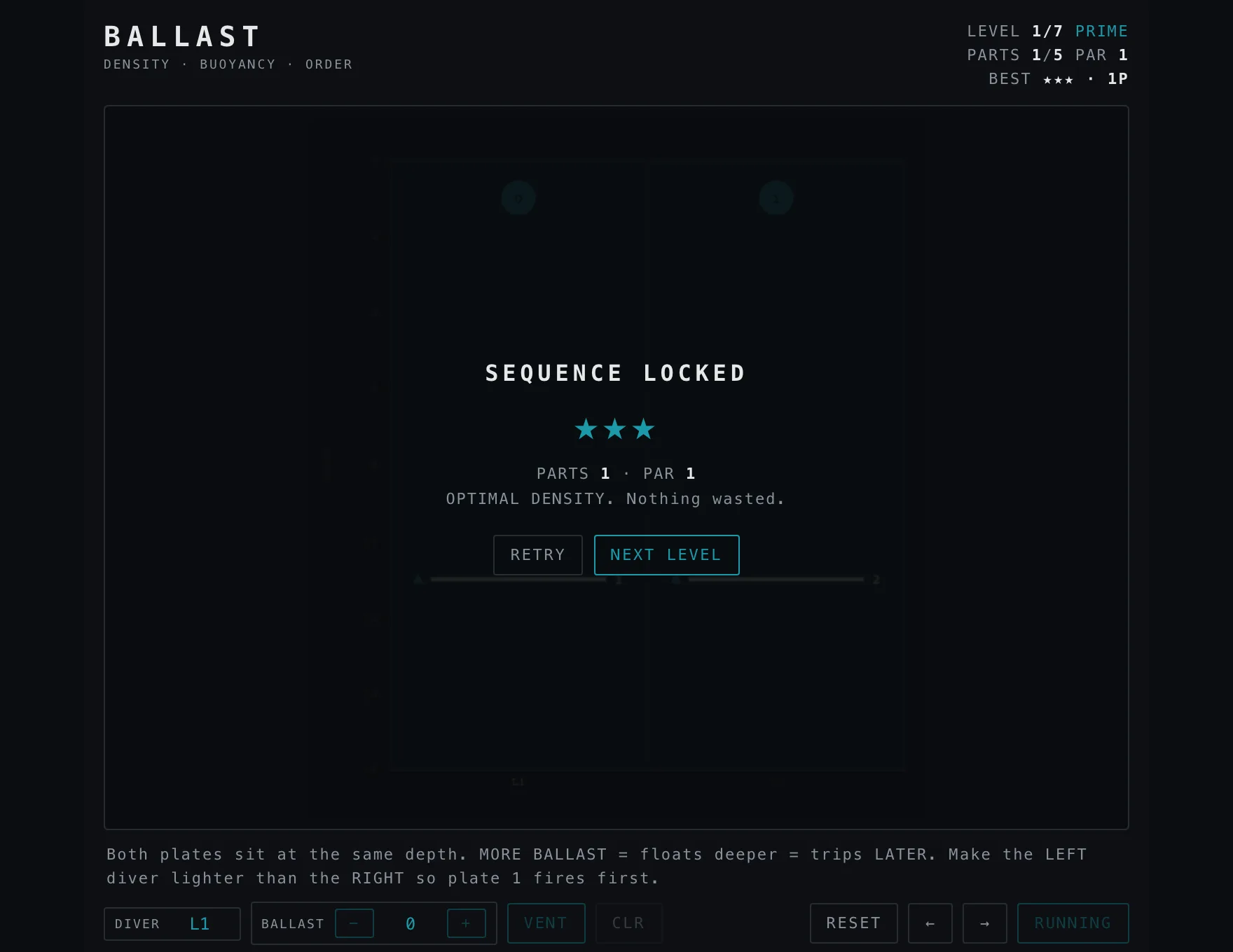 Ballast — gameplay screenshot
