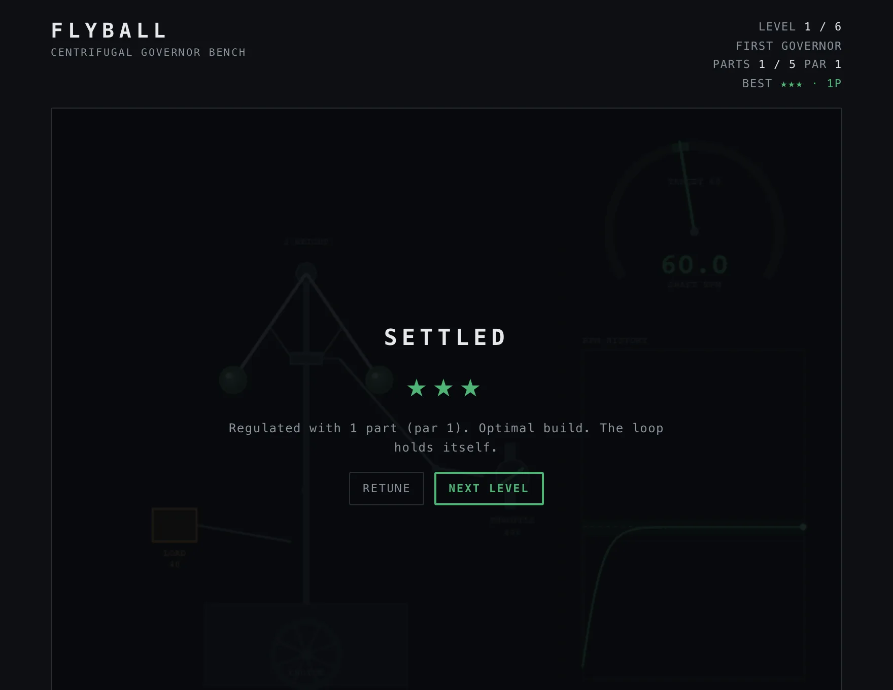 Flyball — gameplay screenshot