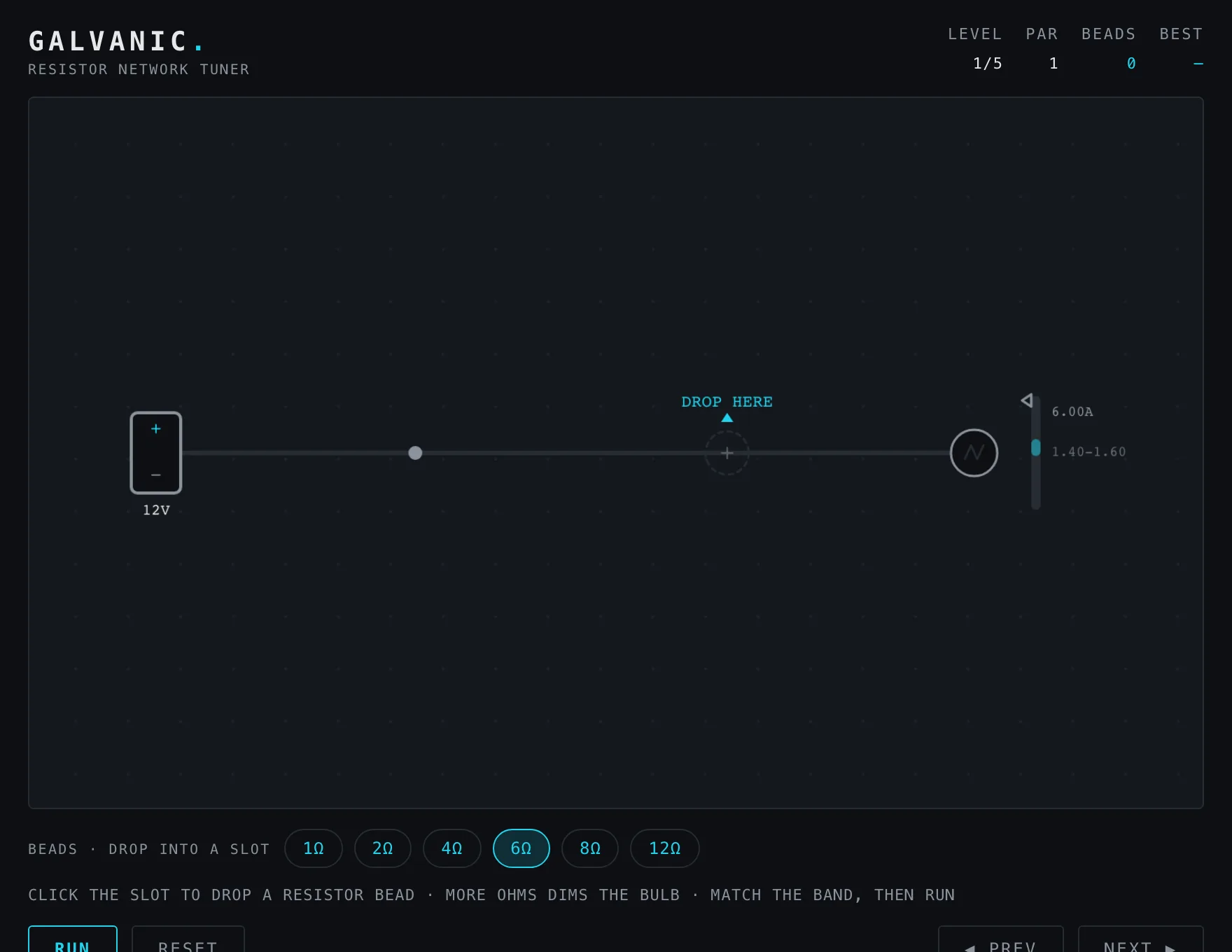 Galvanic — Build stage of play