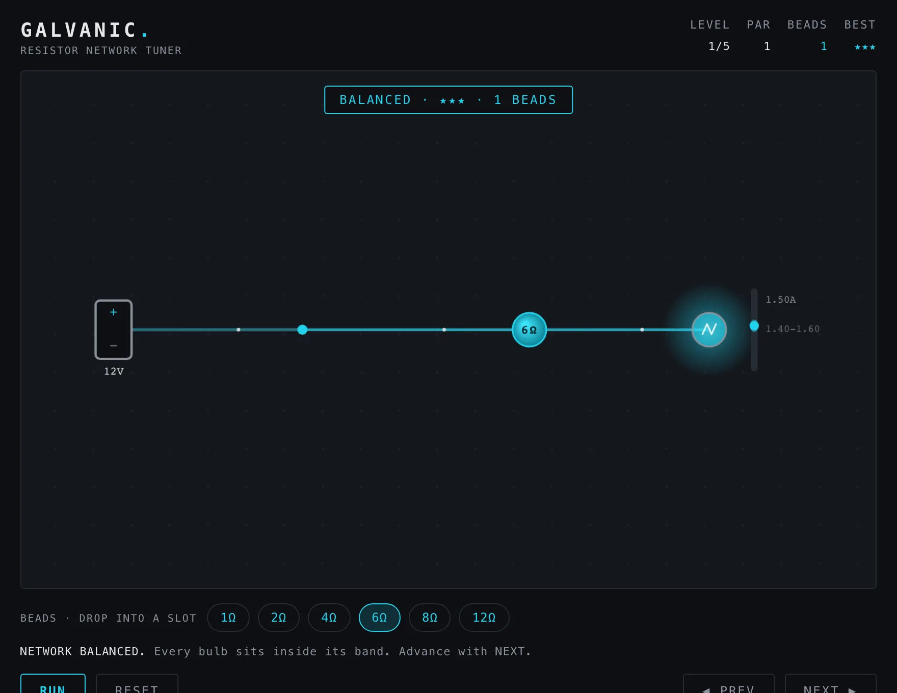 Galvanic — gameplay screenshot