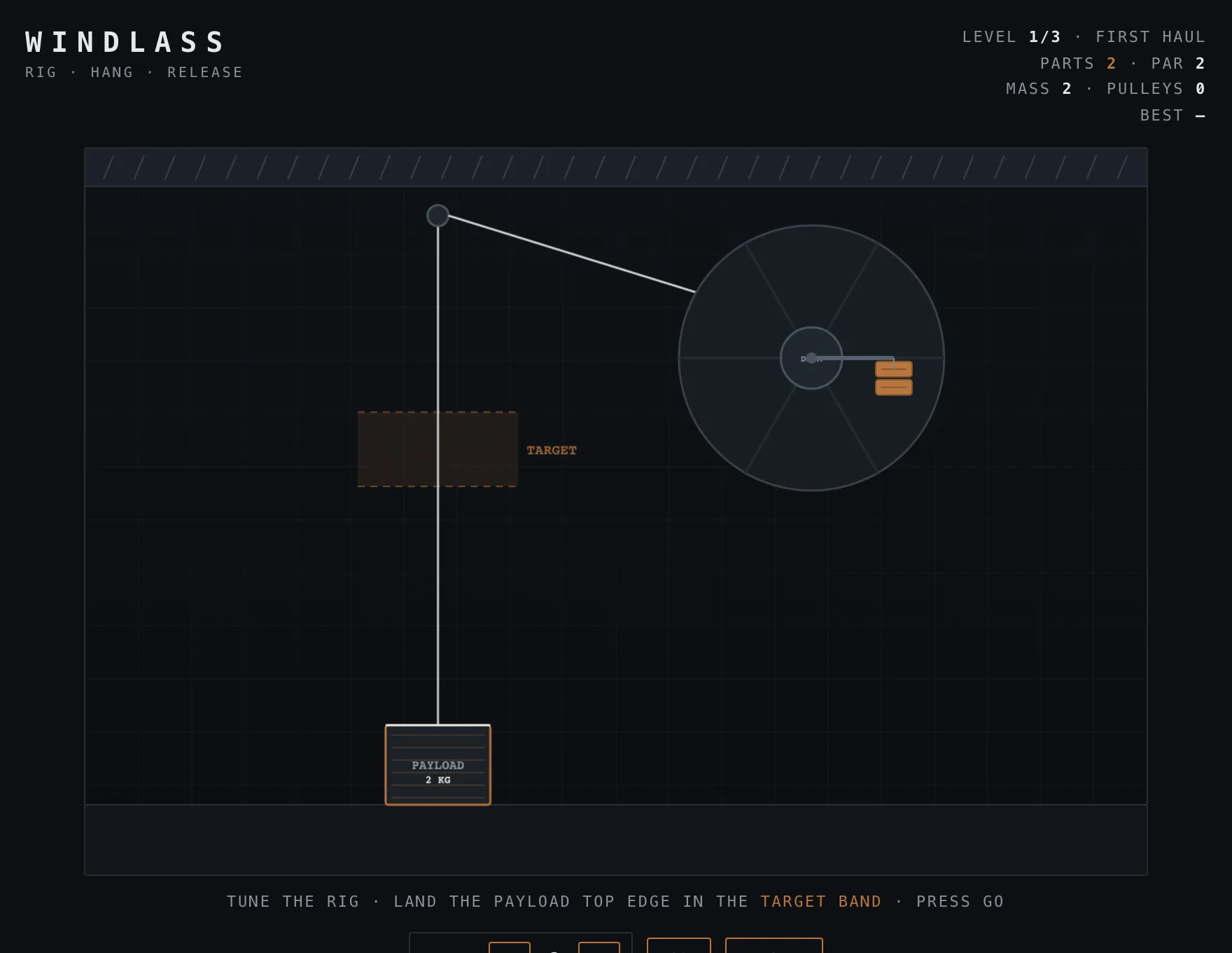 Windlass — Assembled stage of play
